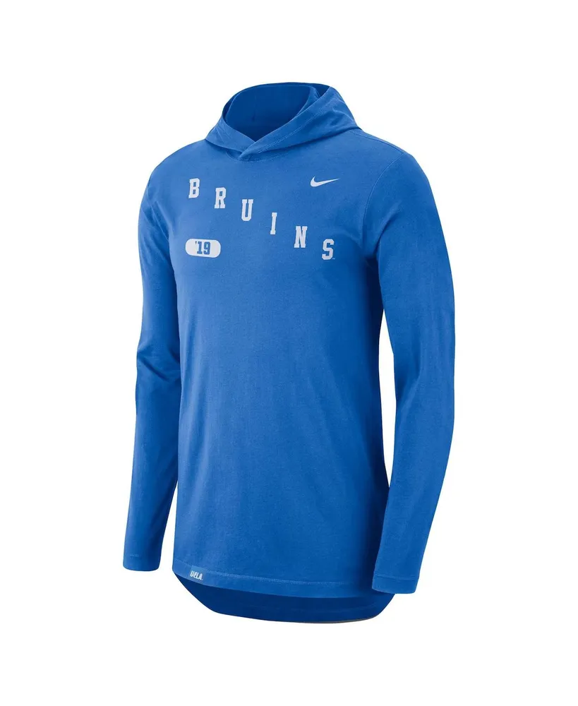 Men's Nike Blue Ucla Bruins Team Performance Long Sleeve Hoodie T-shirt