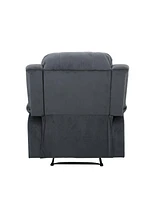 Relax A Lounger 34.75" Steel Dayton Microfiber Manual Recliner