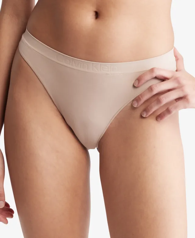 Calvin Klein Women's Bonded Flex Mid-Rise Thong Underwear QD3958 - Macy's