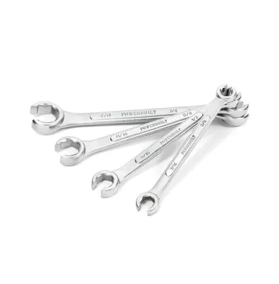 4 Piece Sae Flare Nut Wrench Set