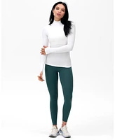 Rebody Active Women's Cozy Mock Neck Long Sleeve Top for Women