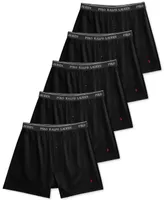 Polo Ralph Lauren Men's 5-Pack Classic-Fit Cotton Knit Boxers