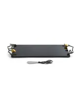 Michael Aram Pomegranate Small Cheeseboard with Knife 2 Piece Set