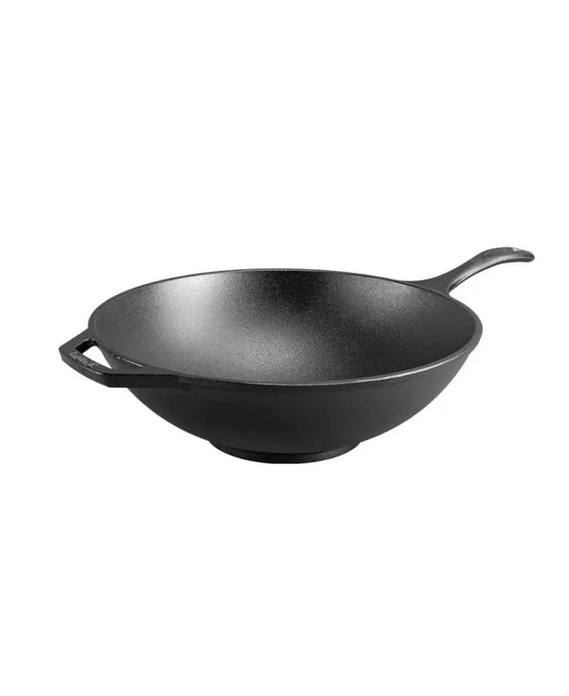 Lodge Cast Iron Chef Collection 12" Chef Style Wok Cookware