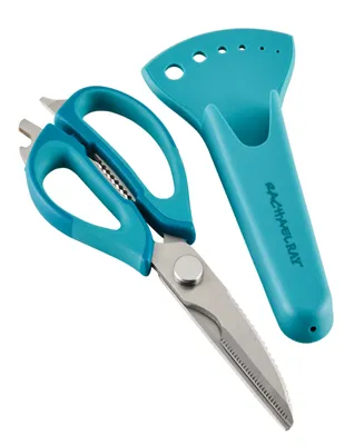 Rachael Ray Professional Multi Shear Kitchen Scissors with Herb Stripper and Sheath Set, 2 Piece