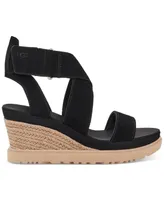 Ugg Women's Ileana Ankle-Strap Espadrille Platform Wedge Sandals