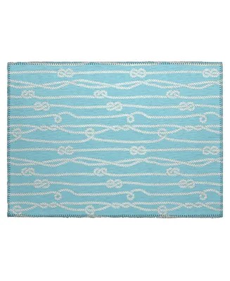 D Style Waterfront WRF7 1'8" x 2'6" Area Rug