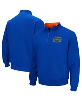 Men's Colosseum Royal Florida Gators Big and Tall Tortugas Quarter-Zip Jacket