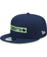 Men's New Era College Navy Seattle Seahawks 12 North Collection Snapback Hat