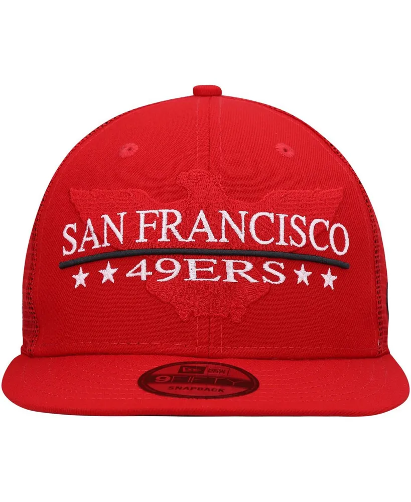 Men's New Era Scarlet San Francisco 49Ers Totem 9Fifty Snapback Hat