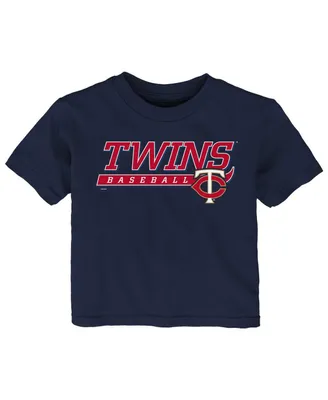Infant Boys and Girls Navy Minnesota Twins Take The Lead T-shirt