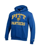 Men's Champion Royal Pitt Panthers High Motor Pullover Hoodie