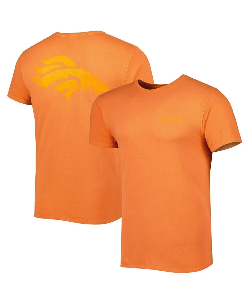 Men's '47 Brand Orange Denver Broncos Fast Track Tonal Highlight T-shirt