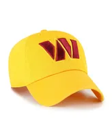 Men's '47 Brand Gold Washington Commanders Clean Up Adjustable Hat