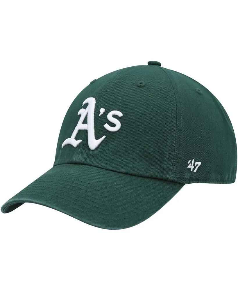 Men's '47 Brand Green Oakland Athletics Clean Up Adjustable Hat