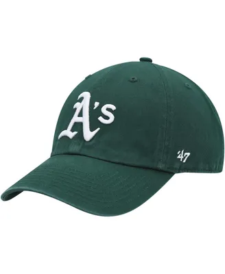 Men's '47 Brand Green Oakland Athletics Clean Up Adjustable Hat