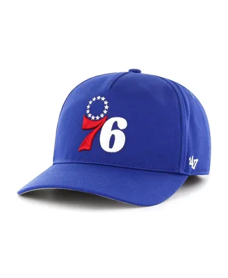 Men's '47 Brand Royal Philadelphia 76Ers Hitch Snapback Hat