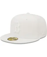 Men's New Era Boston Red Sox White on 59FIFTY Fitted Hat