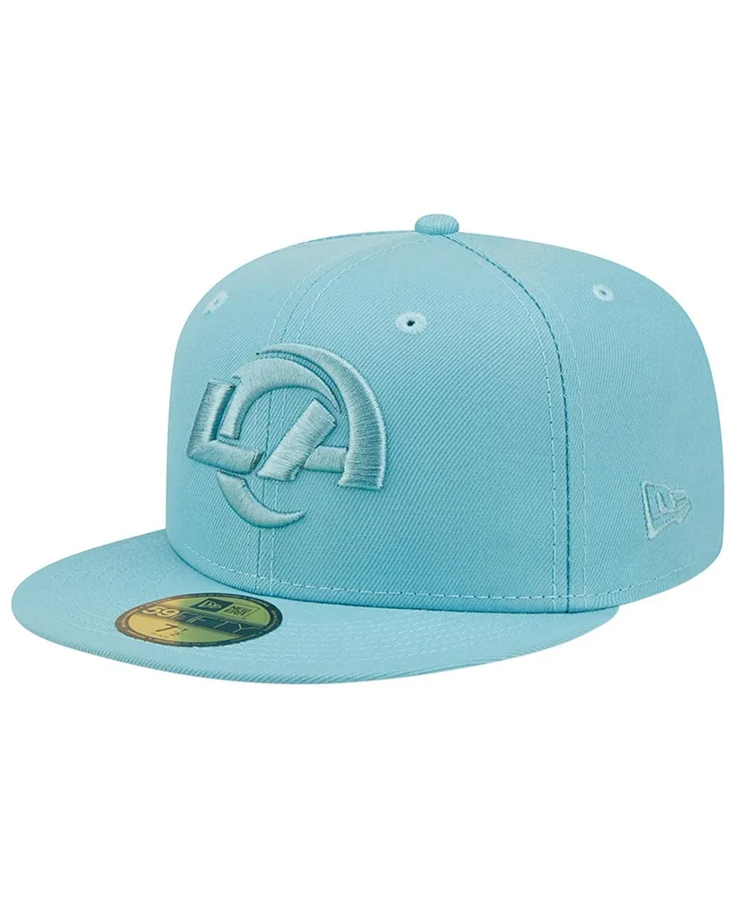 Men's New Era Aqua Los Angeles Rams Color Pack 59FIFTY Fitted Hat