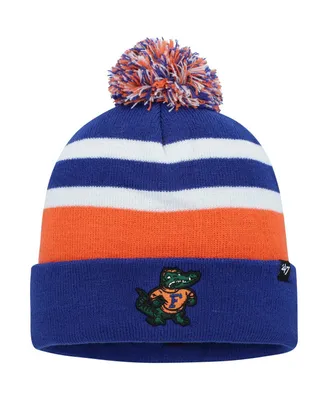 Men's '47 Brand Royal Florida Gators State Line Cuffed Knit Hat with Pom
