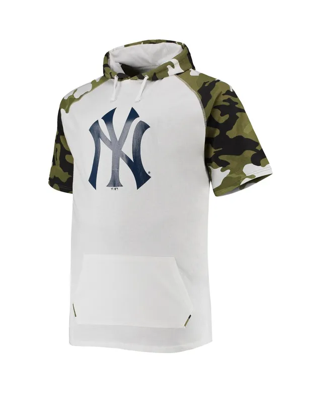 Profile Men's Aaron Judge White and Camo New York Yankees Player Big Tall  Raglan Hoodie T-shirt