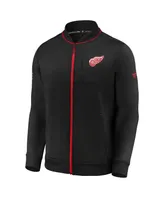 Men's Fanatics Black Detroit Red Wings Authentic Pro Locker Room Full-Zip Jacket