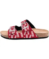 Women's Foco San Francisco 49ers Mini Print Double-Buckle Sandals