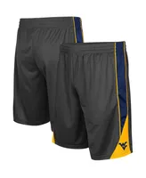 Men's Colosseum Charcoal West Virginia Mountaineers Team Turnover Shorts