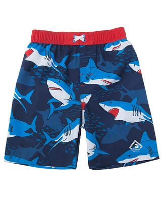 Rokka&Rolla Toddler Boys Swim Trunks with Mesh Liner Upf 50+