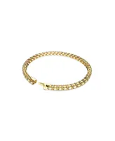 Swarovski Crystal Round Cut Matrix Tennis Bracelet