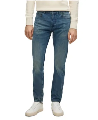 Boss by Hugo Men's Slim-Fit Super-Soft Denim Jeans