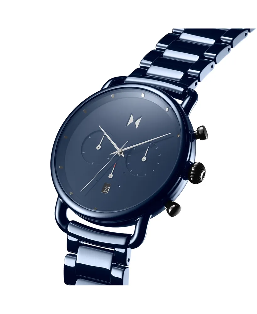 Mvmt Men's Blacktop Chronograph Blue Watch 47mm