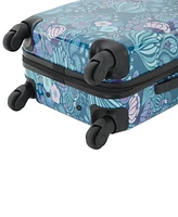 Bella Caronia 3 Piece Rolling Hardside Luggage Set with 4 Wheel Spinners