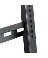 MegaMounts Heavy Duty Matte Black Finish Fixed Television Wall Mount for 26 - 55 Inch Plasma/Lcd/Led Televisions