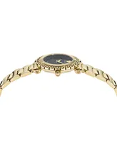 Versace Women's Swiss Greca Twist Gold Ion Plated Bracelet Watch 35mm