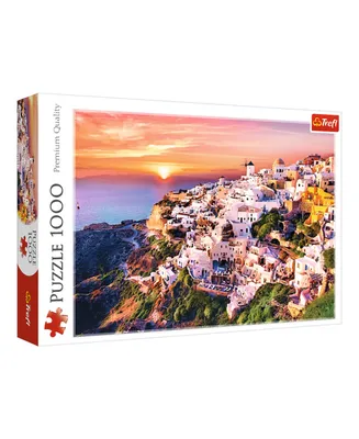 Trefl Red 1000 Piece Puzzle- Sunset Over Santorini