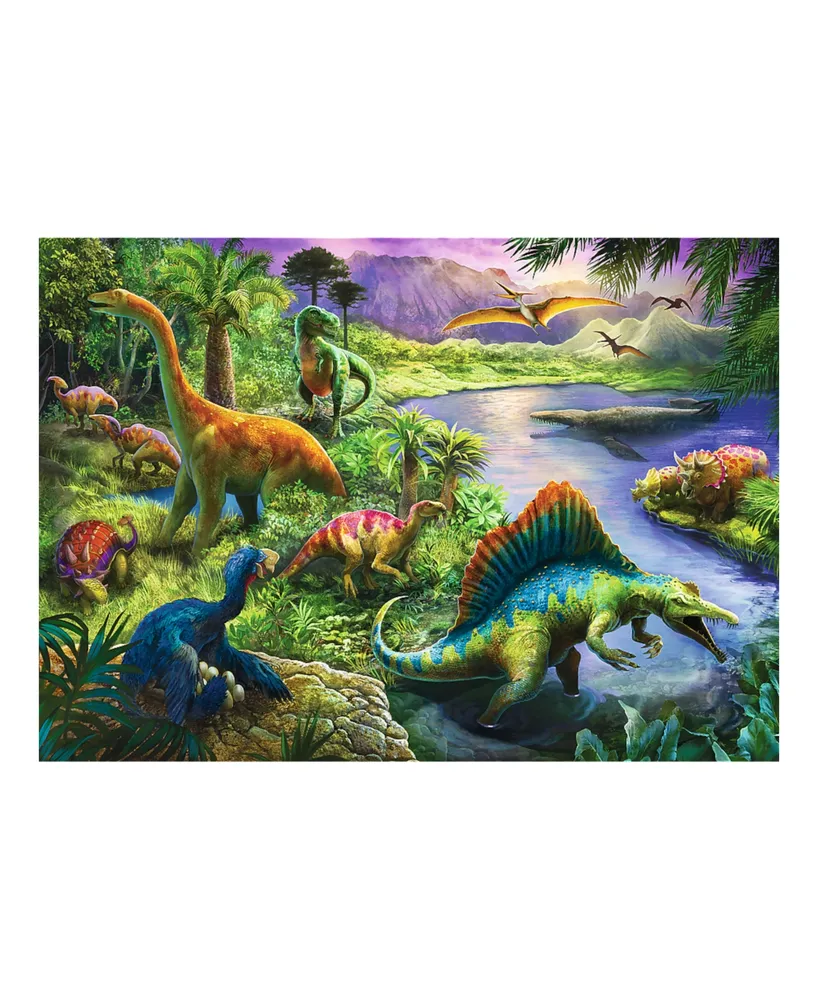 Trefl Red 200 Piece Kids Puzzle- Predatory Dinosaurs