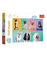 Trefl Red 100 Piece Kids Puzzle - In the world of dogs