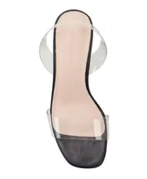 French Connection Women's Tia Slingback Lucite Sandals