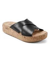 Earth Women's Scout Casual Slip-on Wedge Platform Sandals