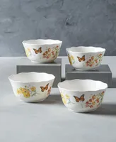 Lenox Butterfly Meadow Set of 4 Melamine All Purpose Bowls