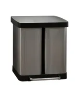Organize it All Liter Dual Compartment Recycling Bin