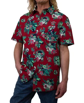 Fifth Sun Men's This is the Bouquet Short Sleeves Woven Shirt