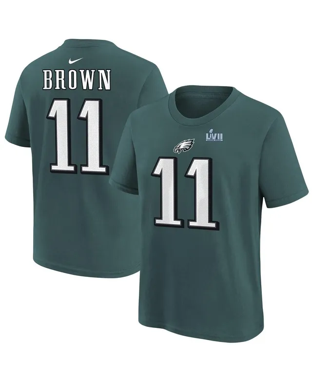 Toddler DeVonta Smith Midnight Green Philadelphia Eagles Mainliner Player  Name & Number T-Shirt