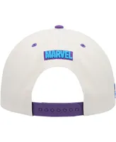 Men's '47 Brand Cream, Purple Black Panther Marvel Snapback Hat
