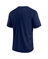 Men's Fanatics Navy Cal Bears Arch Outline Raglan T-shirt