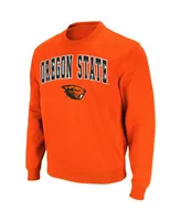 Colosseum Men's Oregon State Beavers Arch & Logo Tackle Twill Pullover Sweatshirt