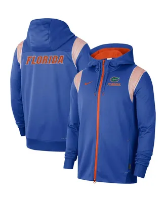 Men's Nike Royal Florida Gators 2022 Sideline Lockup Performance Full-Zip Hoodie Jacket