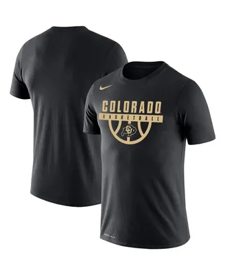 Men's Nike Black Colorado Buffaloes Basketball Drop Legend Performance T-shirt