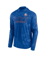 Men's Fanatics Royal New York Islanders Authentic Pro Locker Room Camo Pullover Hoodie